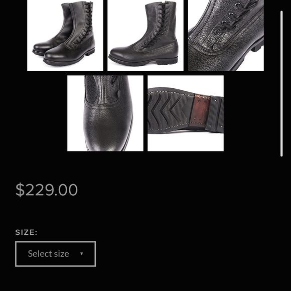 Other - Black Tactical Boots with High-Top Design